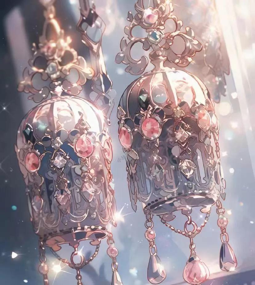 神器:合欢铃
外观:合欢铃是一对精致的晶莹剔透的铃铛，它们呈粉红色，宛如纯净的粉