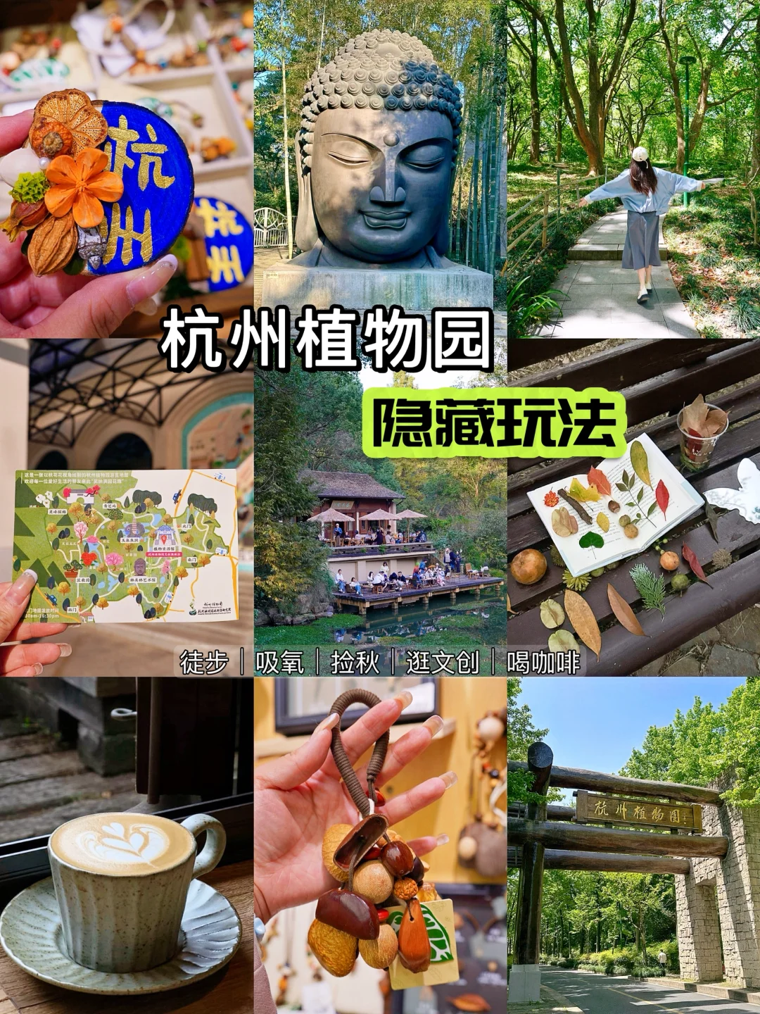 杭州植物园🌳小众治愈隐藏玩法！附打卡点！