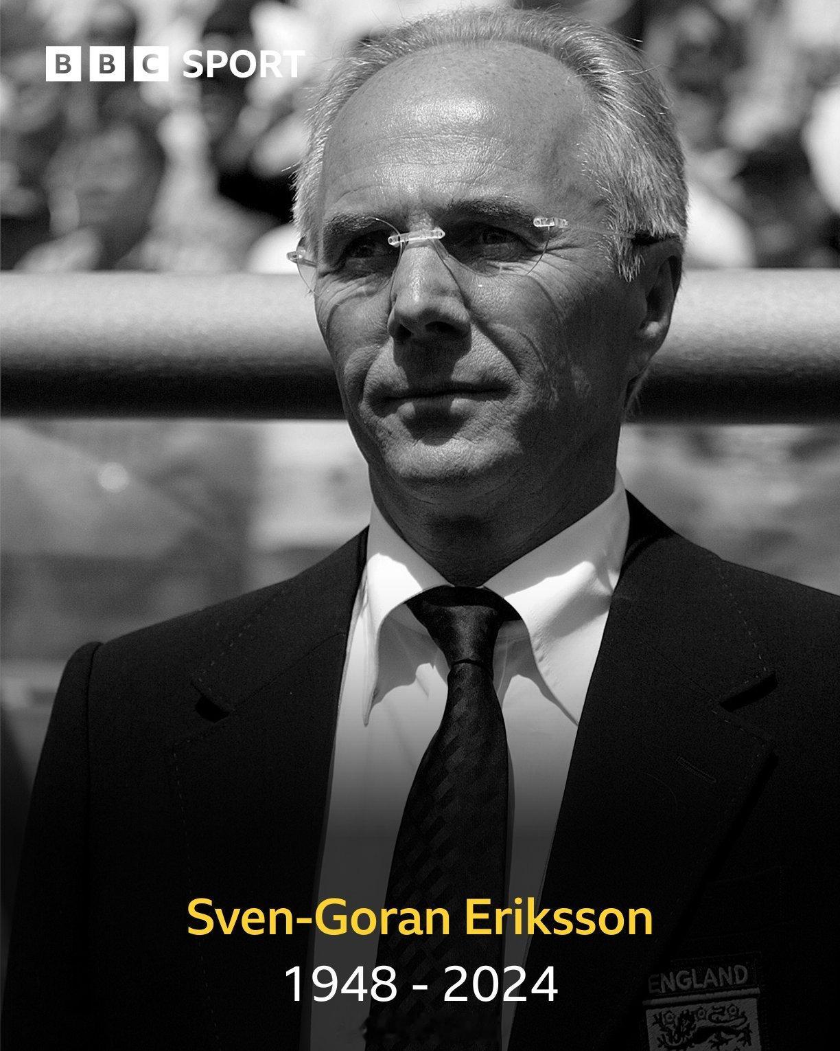 英格兰国家足球队前教练，瑞典人斯文·戈兰·埃里克森 Sven-Göran Eri