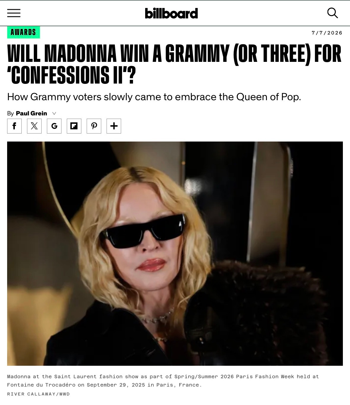 据 Billboard 报道，华纳唱片公司为 Madonna 第十五张录音室大碟