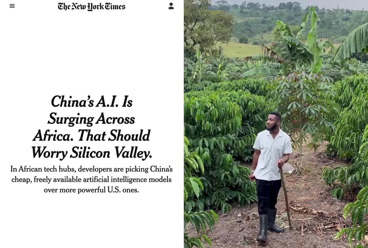 中国AI走红非洲：成本和生态才是底牌
中国AI模型正在非洲获得越来越多开发者的使