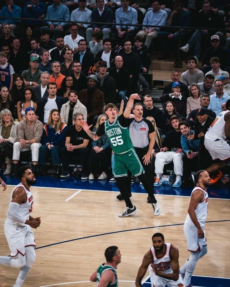 沙伊尔曼今日三分7投6中，追平生涯最高三分命中数！凯尔特人热爱日记