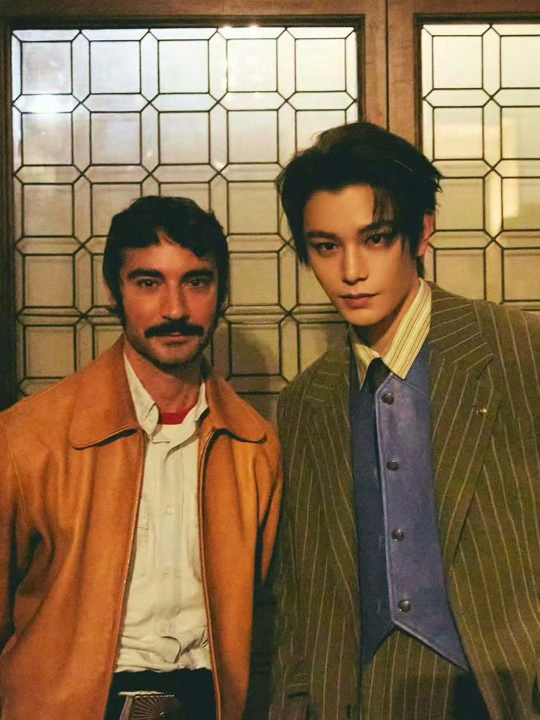 丁禹兮 with Dario Vitale📸VERSACE全球品牌代言人与品牌