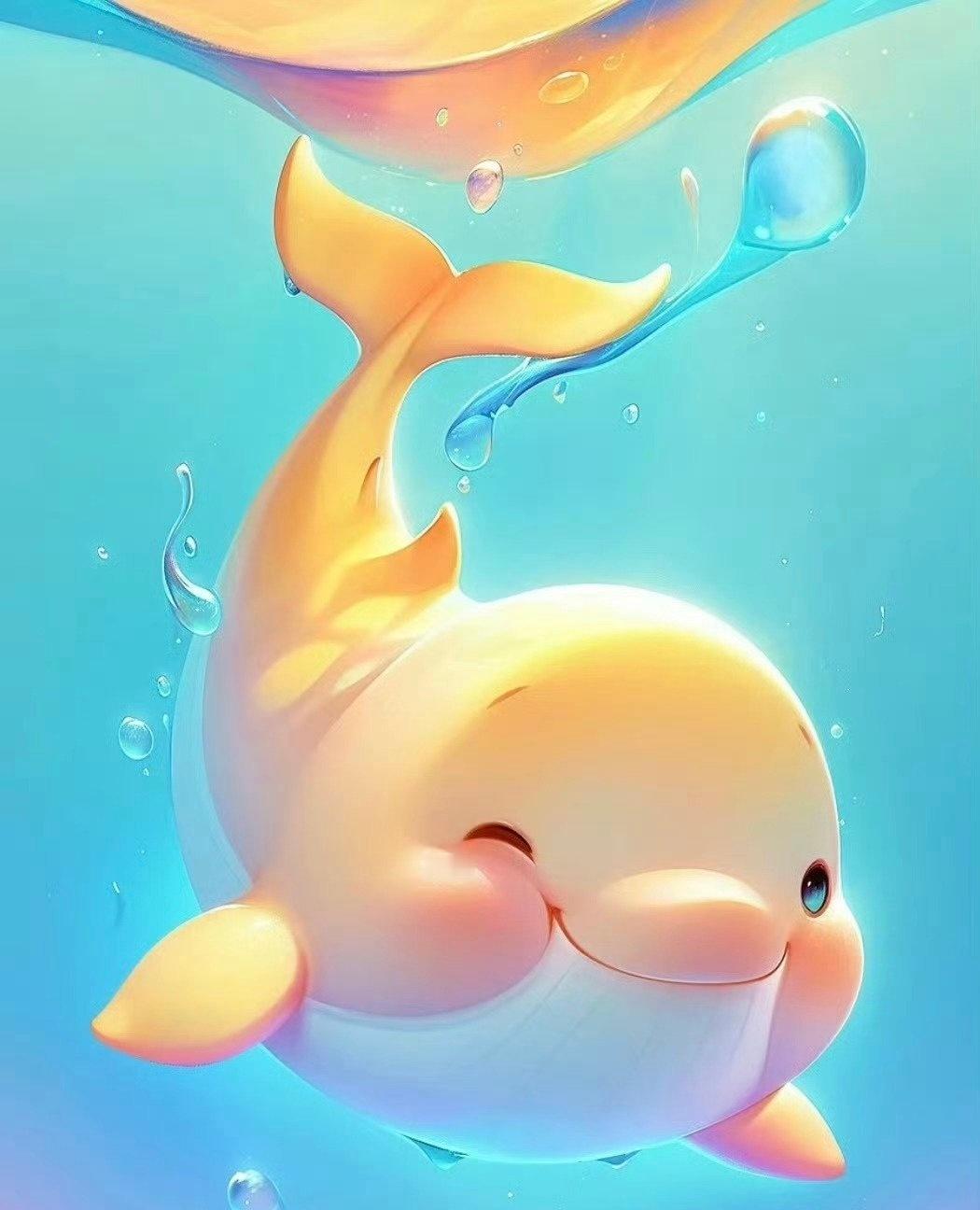 秒赞这只小海豚，你会收到期盼已久的好消息