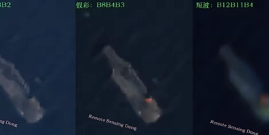 福特号航母火灾并不简单，疑似舱室爆炸起火，卫星照片看的一清二楚！
 
卫星照片拍