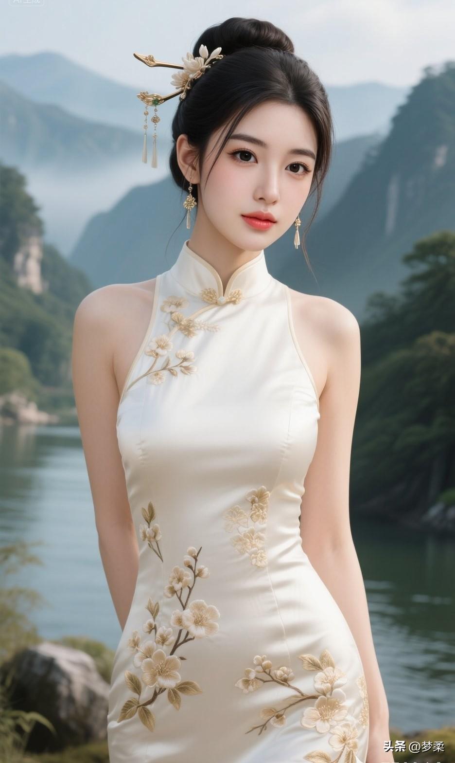 穿旗袍搭配什么发型好?
