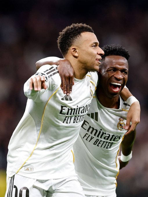 Vini本赛季已经为皇家马德里贡献了11个进球和11次助攻。他是继姆巴佩之后，本