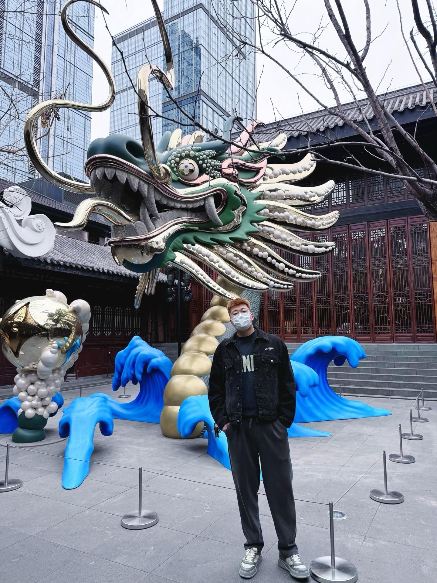 190cm 你的叔 高个子男友 一本正经游客照 citywalk