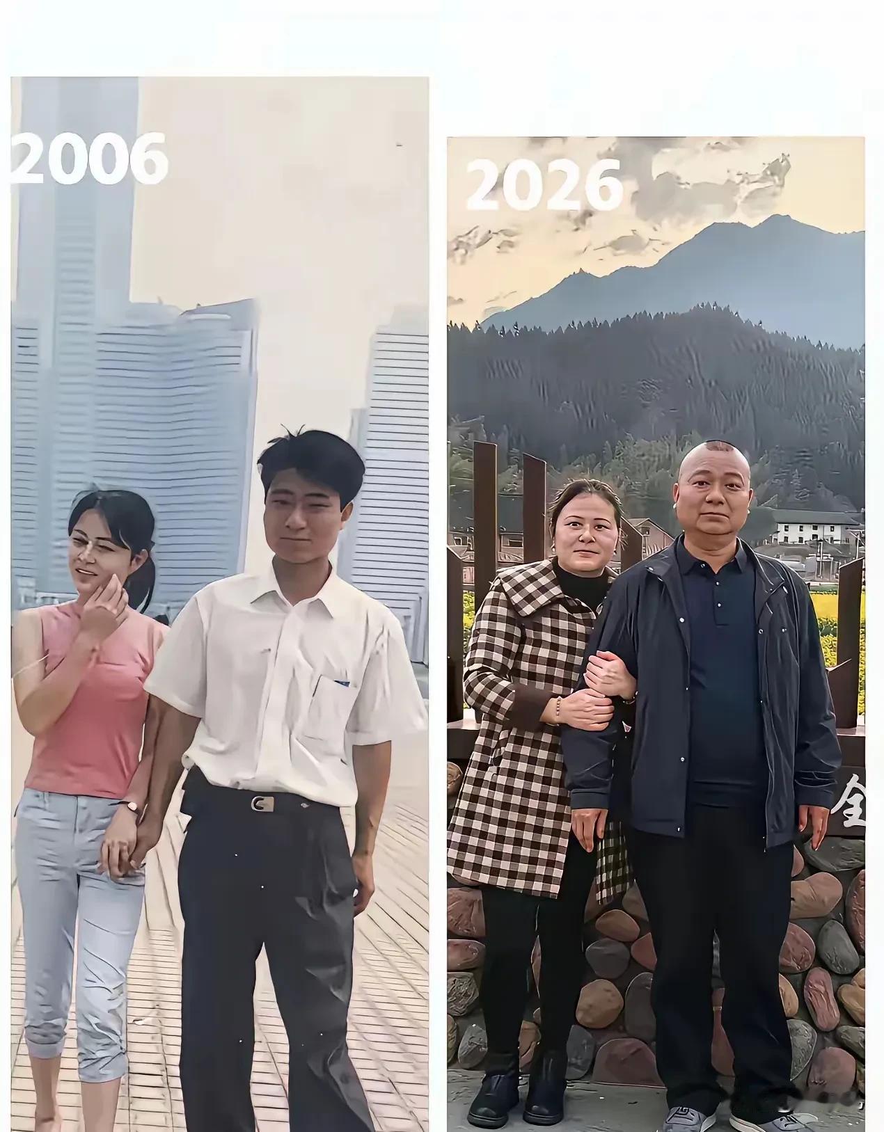 时间真的是慢性毒药，在不知不觉间让你完全变个模样，跟曾经相比，一个个跟毁容似的。