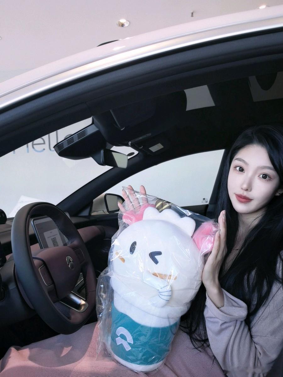 hi我的新伙伴～一起前行吧我为nio代颜开蔚来美美的蔚来汽车[超话]蔚来冠军纪念
