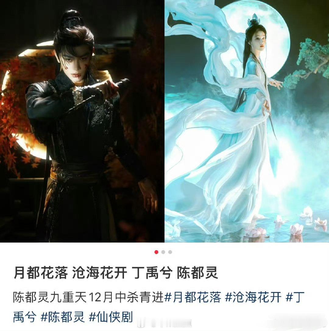 网传月都花落定的丁禹兮、陈都灵感觉有点假 玩偶2月开机 饼烂了是真的→_→ 