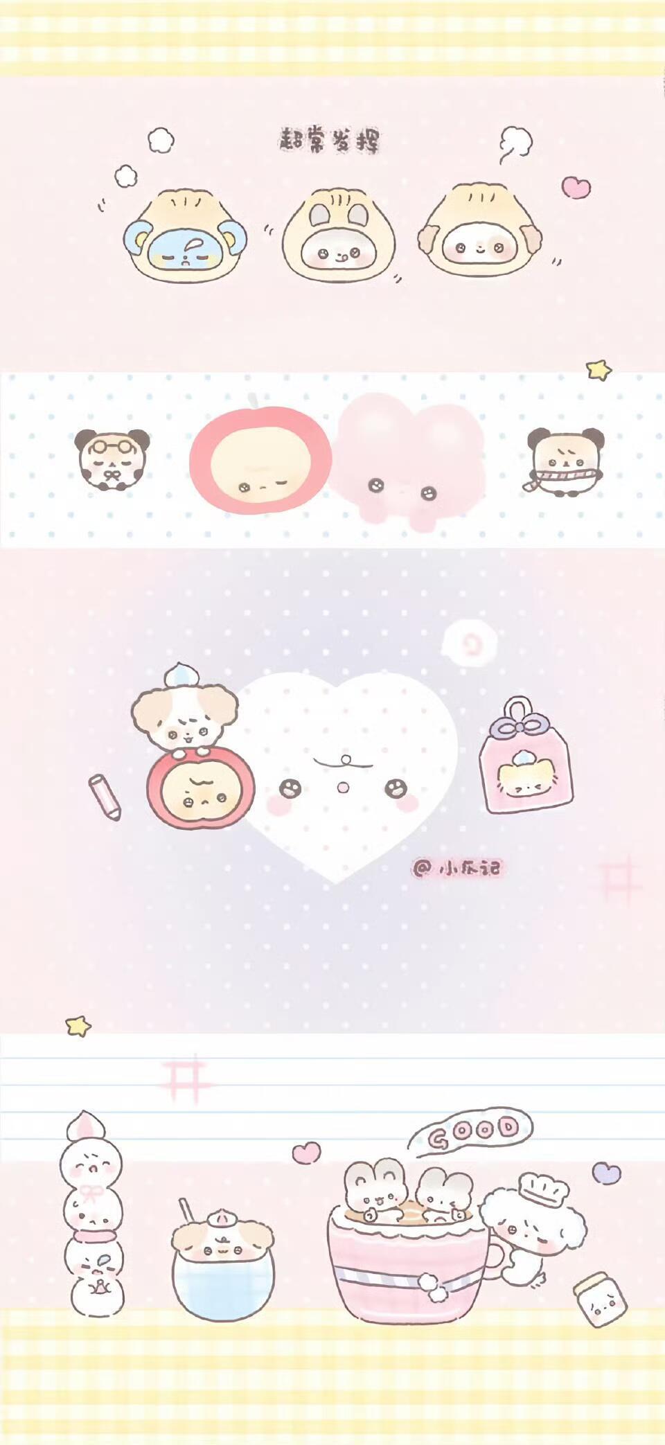 是什么呢｜当然是壁纸套图｜浅色系壁纸｜软萌壁纸｜可爱的薯片壁纸｜也可以当聊天背景