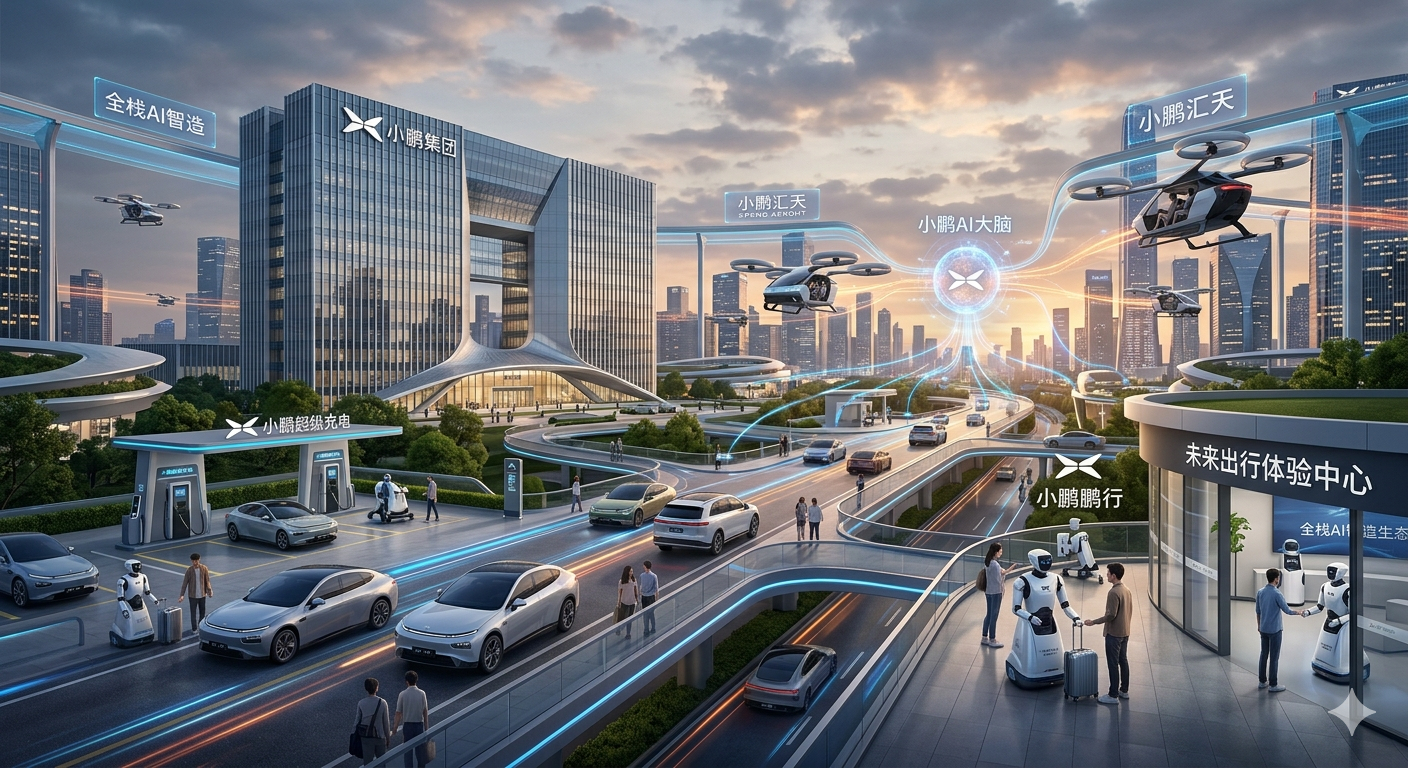 小鹏汽车已更名小鹏集团从“小鹏汽车”到“小鹏集团”（XPENG Group）的更