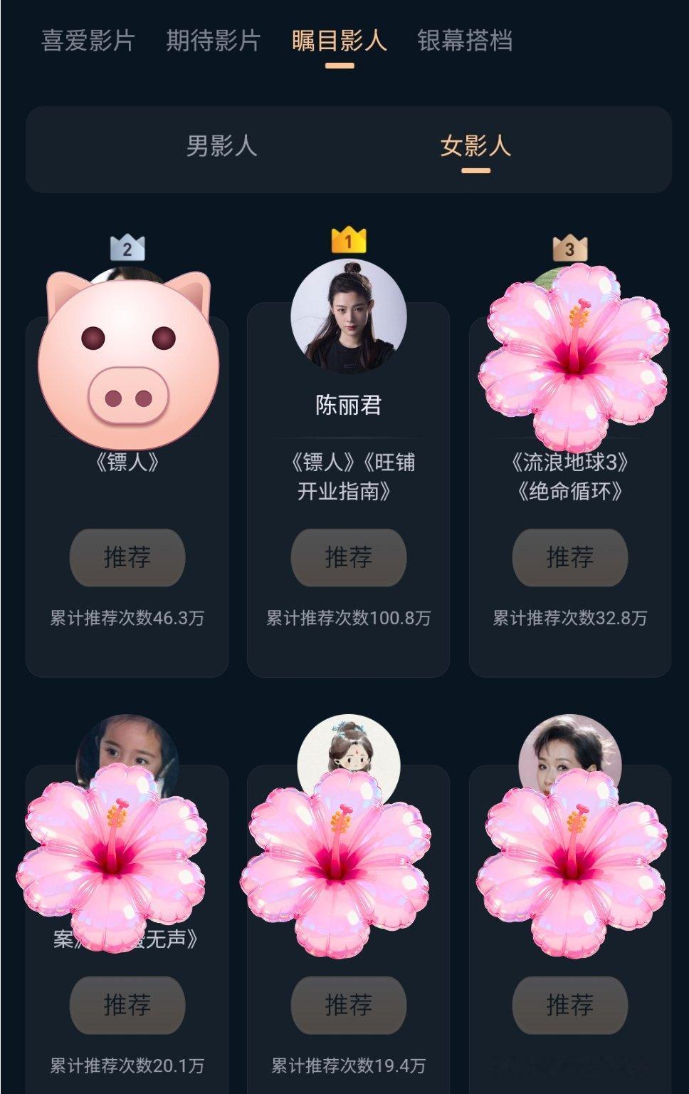 陈丽君戏永一 陈丽君 第一个也是唯一个破百万票池的女影人这个陈丽君还是太权威了。