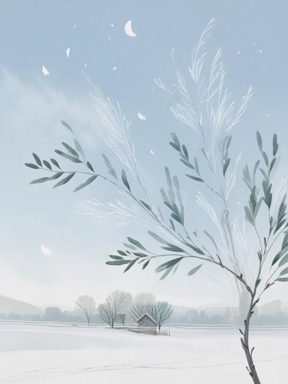 #上联：雨来珠满叶，请您对下联～#风过柳摇枝