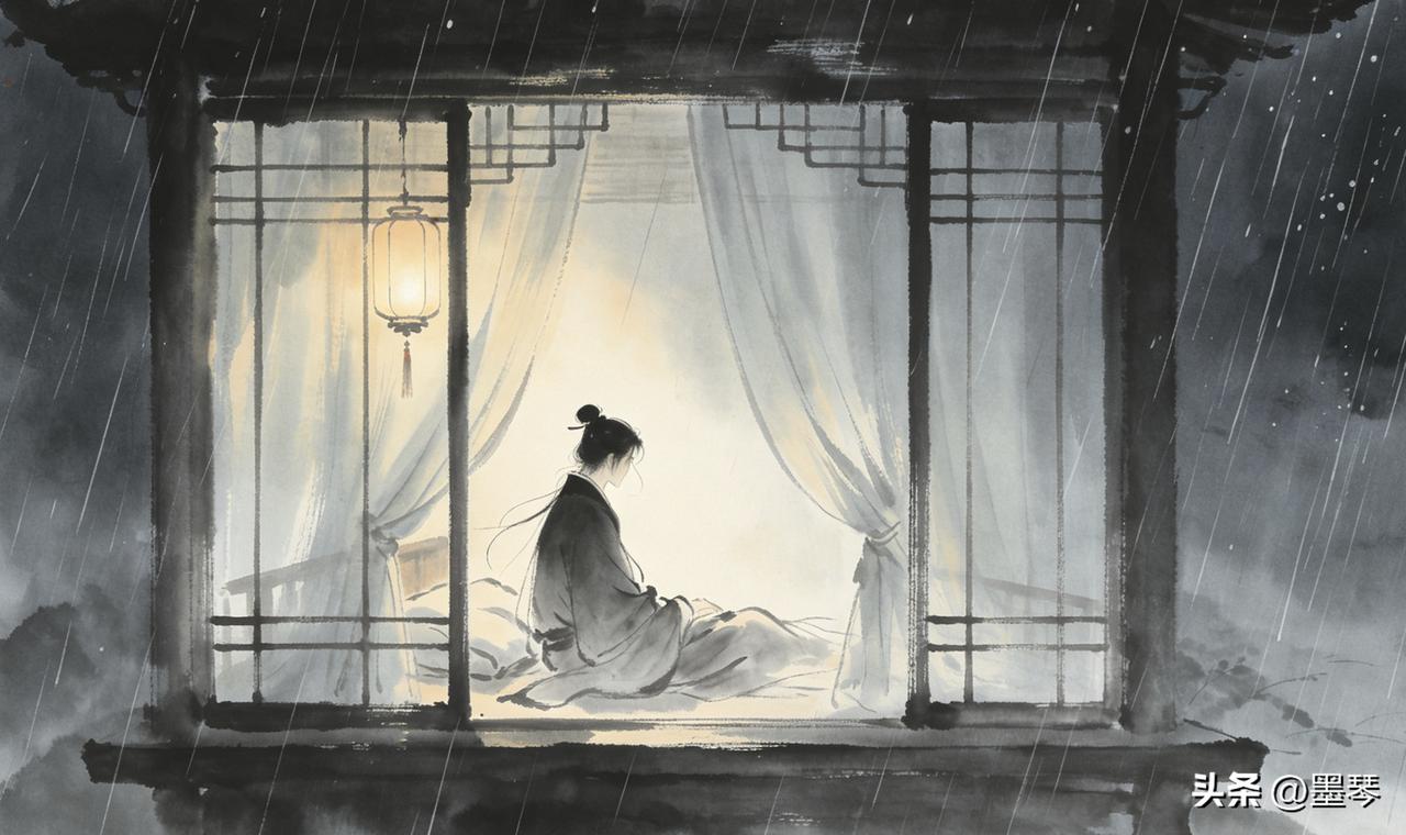 卜算子.夜宿山居

墨琴

窗纱透夜灯，薄幕萦清简。听雨听风各自眠，谁意尘途变。