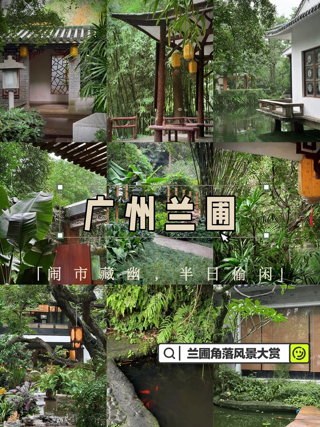 广州兰圃｜寻一隅静谧，偷得浮生半日闲🍃