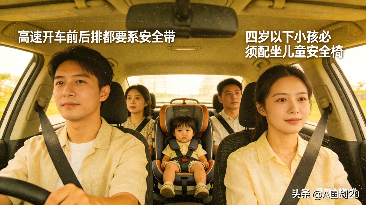 后排不系安全带，责任谁来担？新规定明确划分！
自2026年4月1日起，全国将对后