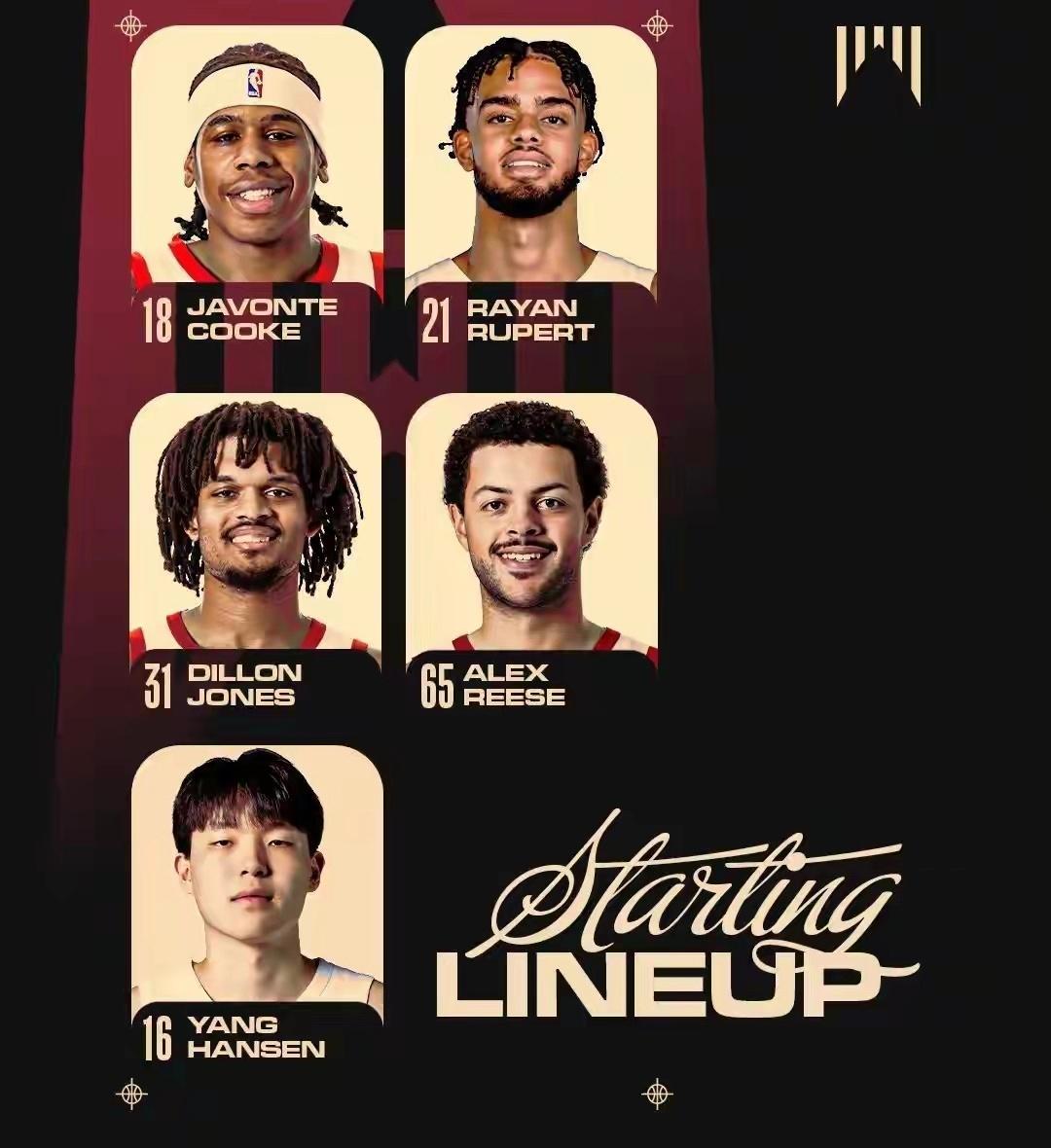 波特兰开拓者 杨瀚森继续在NBA发展联盟背靠背对战斯托克国王队。目前半场战罢，杨