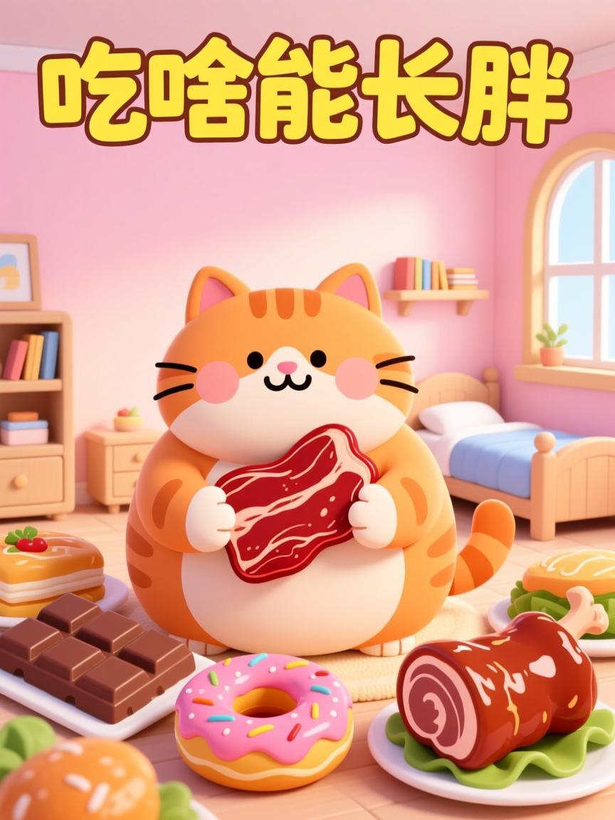 想长胖吃什么？
       想长胖选择颇多。肉类，特别是猪、牛、羊肉中的肥肉，