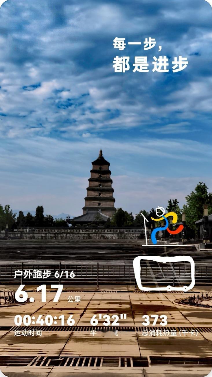 6月16日跑了个6.17公里，就为6月17日吹个牛[大笑]

爱跑步的人，运气总