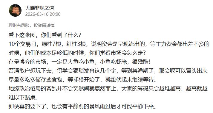 加急再聊一聊明天的市场，以及接下来该如何应对!
关注我的朋友有看我每日文章的都应