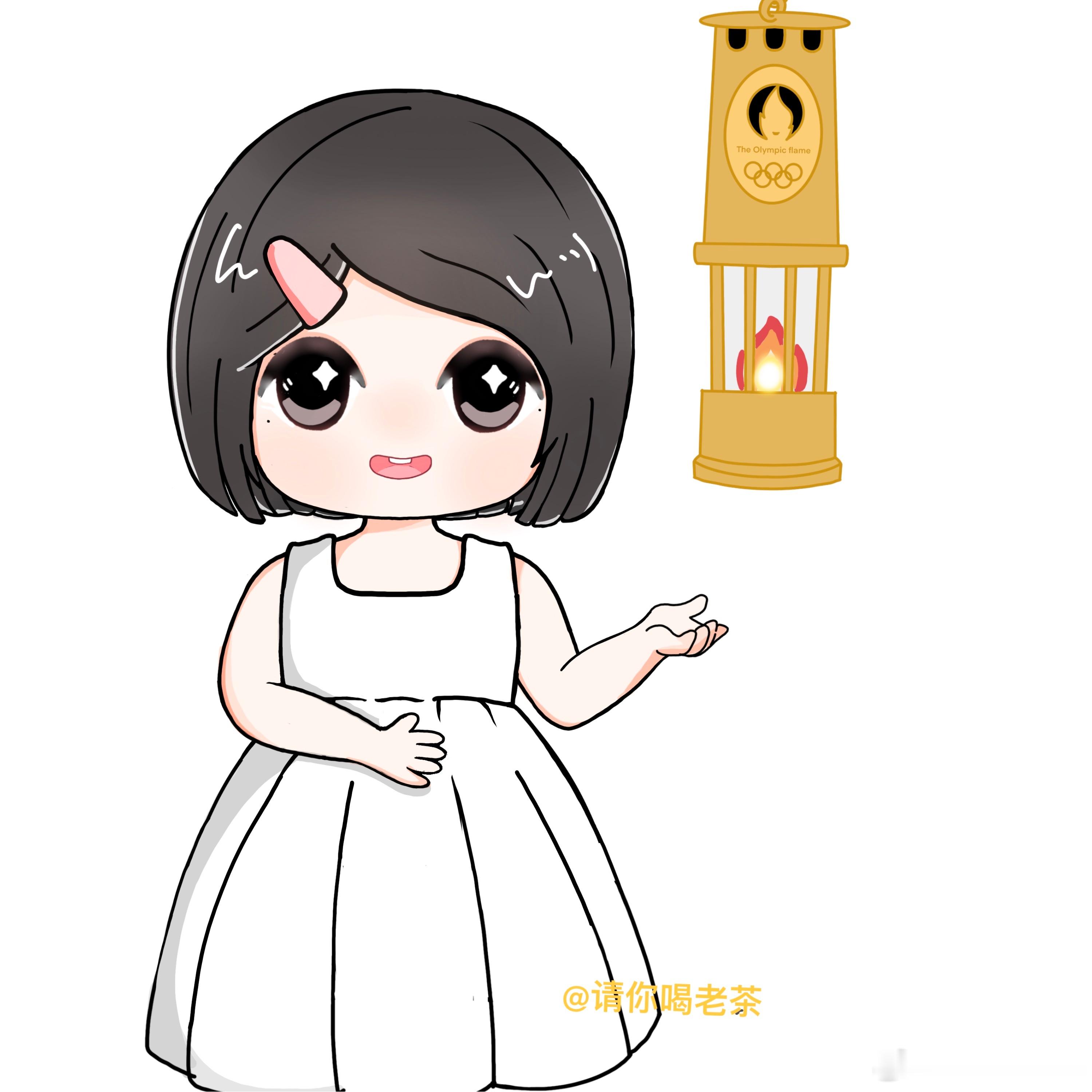 是时刻明亮的心和对乒乓球永远纯粹的爱孙颖莎吹灭奥运圣火 ​​​