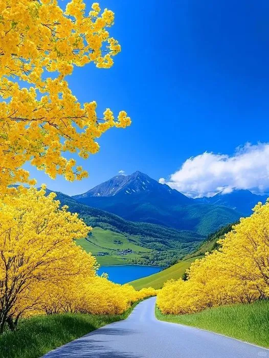 美图欣赏——山中绚烂的色彩之旅