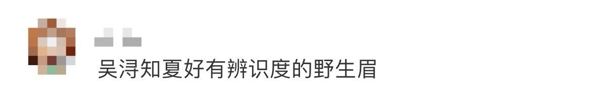吴浔知夏野生眉 被吴浔知夏的野生眉惊艳到！根根分明的眉形自然又张扬，衬得眉眼深邃
