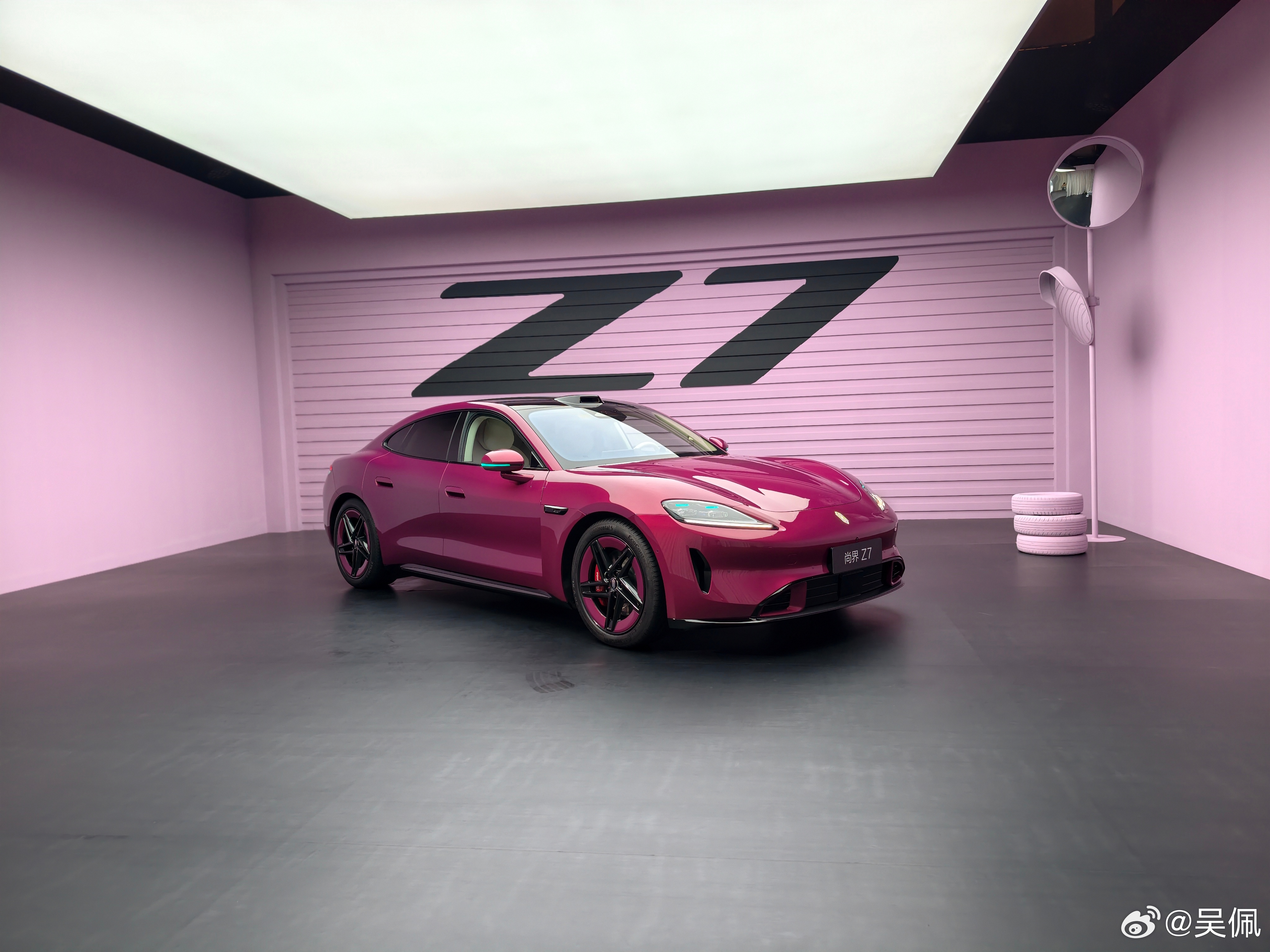 尚界Z7/Z7T拍完了视频，图片的色泽太润了，实车更好看，视频明天上线。棚里的几