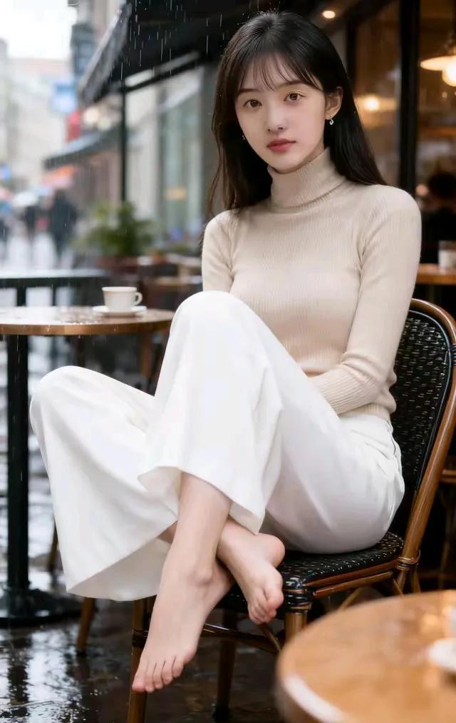 雨中的咖啡馆，飘来的风都是香的。
此时的我，心情特别的舒畅。
唯一让我难堪的是，