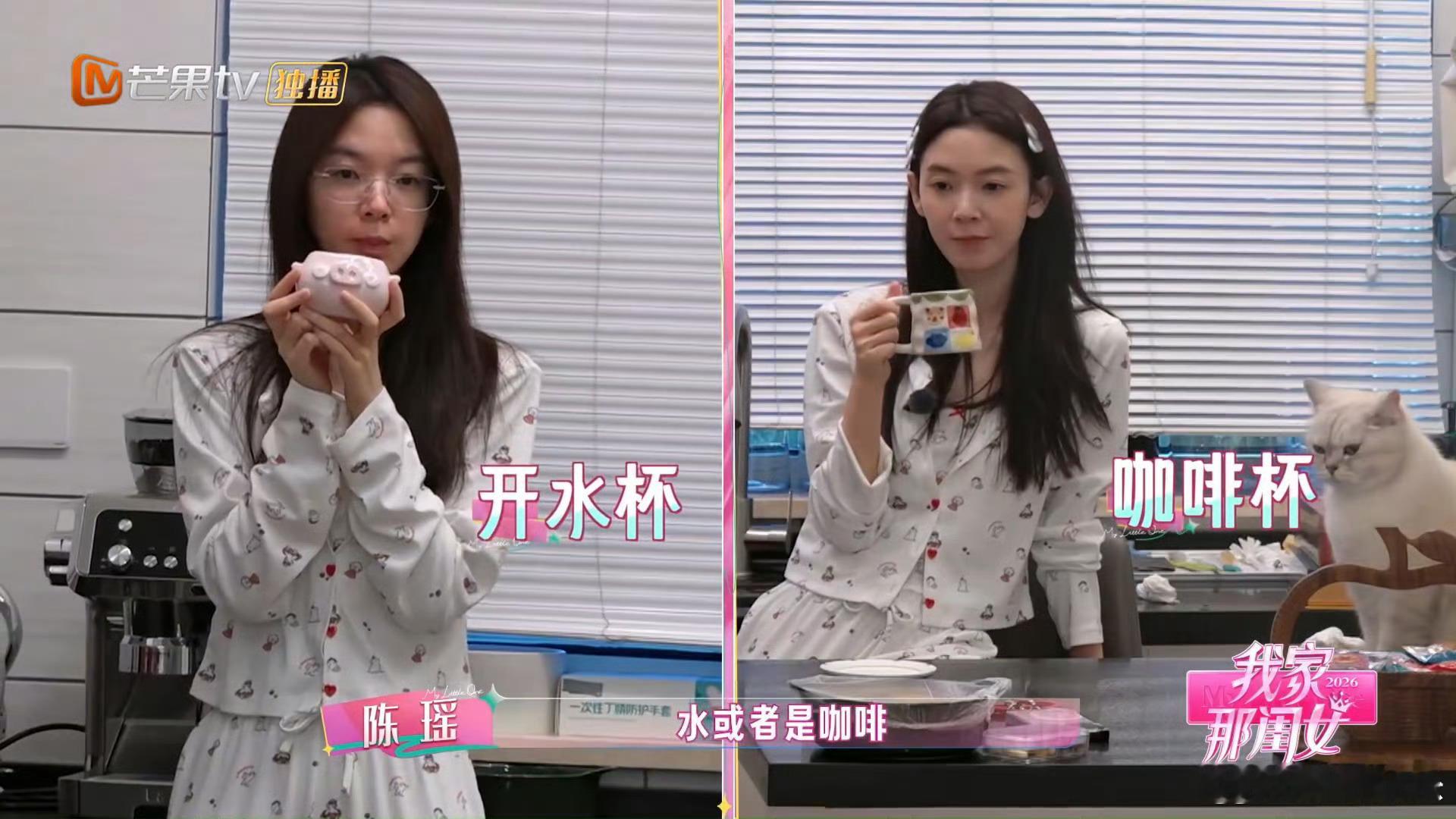 陈瑶家里有一百多个杯子我家那闺女打开柜子处处有惊喜，随时随地可以掏出全新杯子，这