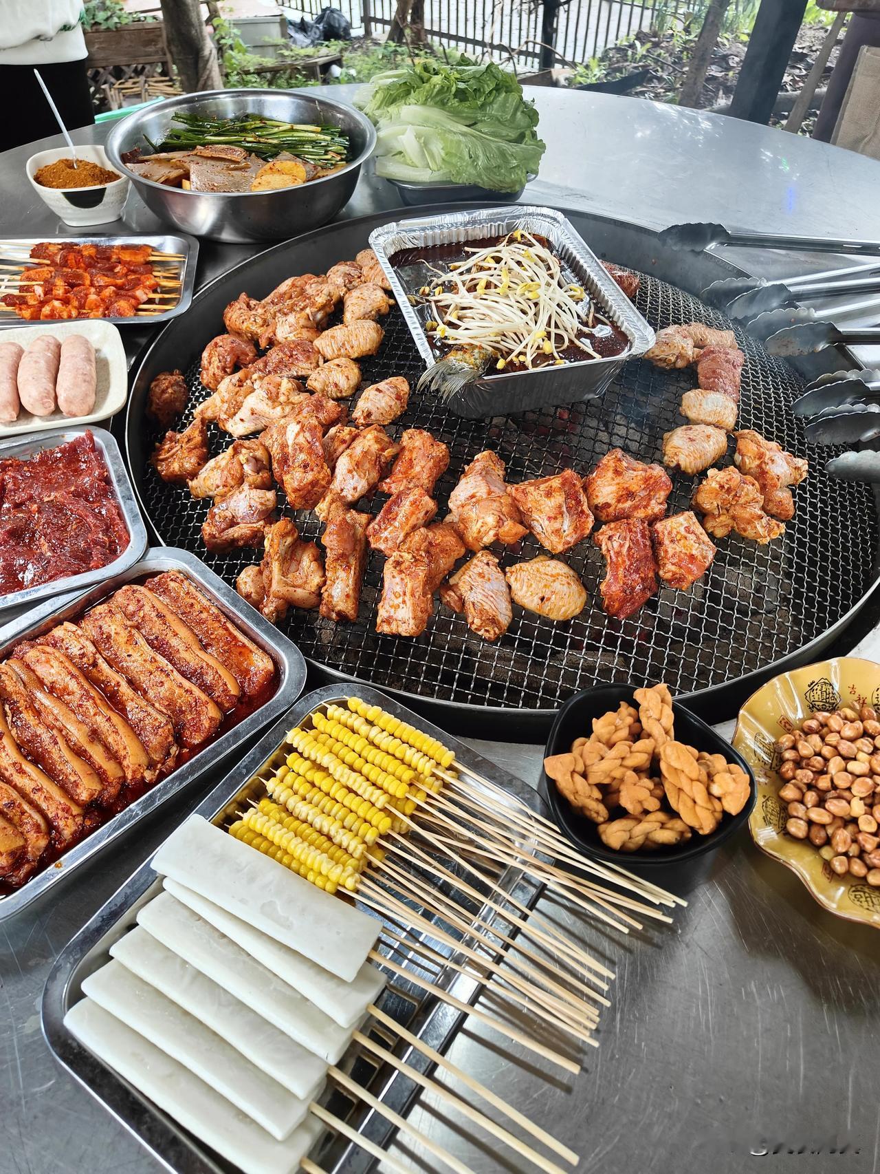 #春日生活打卡季# #春季一起吃烤肉# #烤肉就要吃#