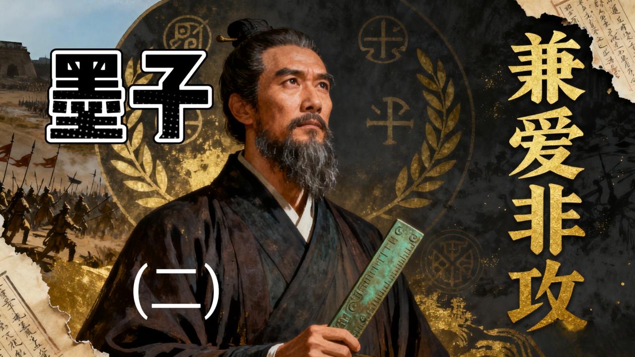 墨子徒步十天十夜从鲁国赶往楚都郢都，脚底磨出层层血泡，只为阻止楚国凭借云梯攻宋的