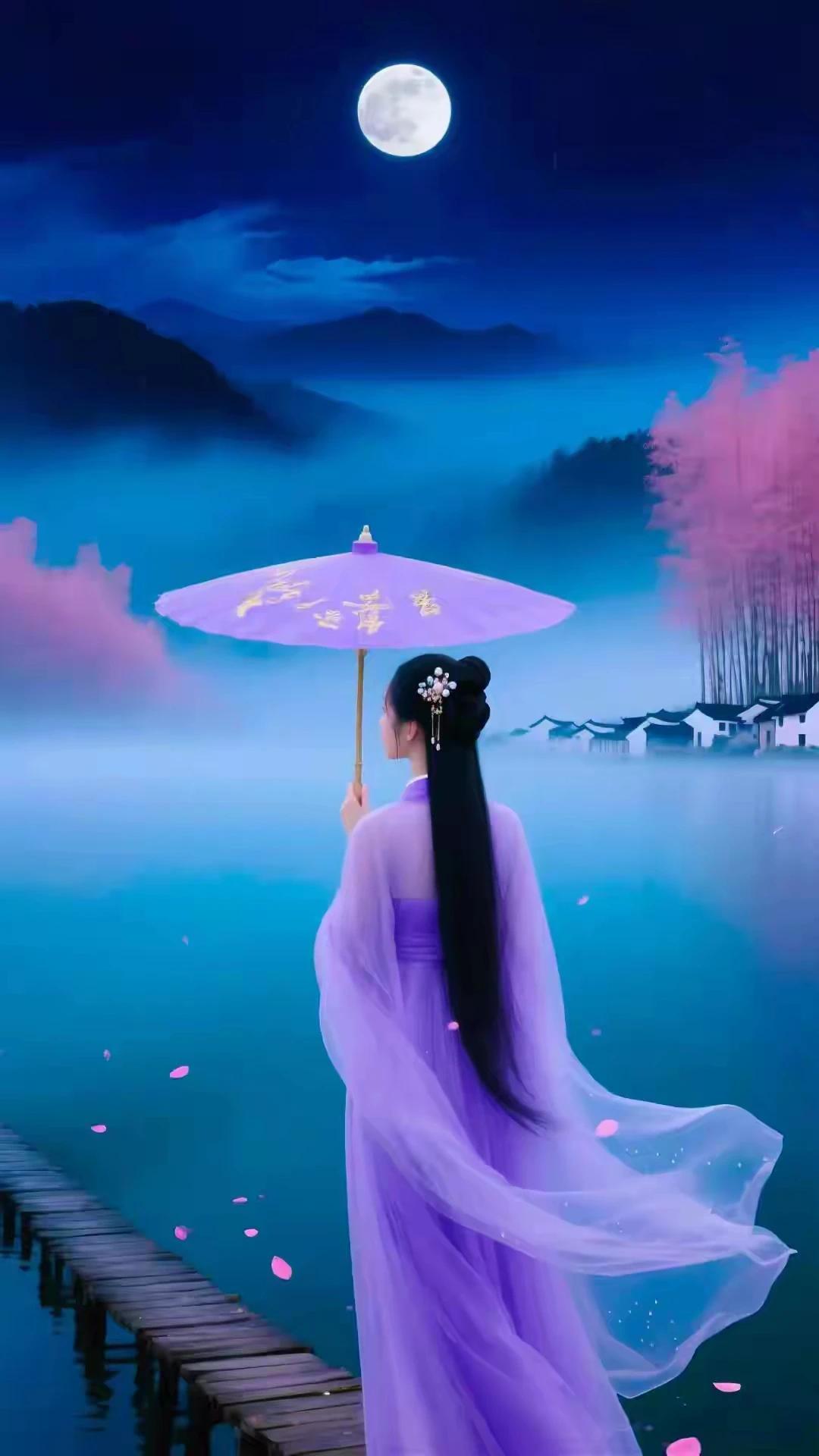 上联：月落砚池磨夜色，
下联：星光闪耀龙凤舞