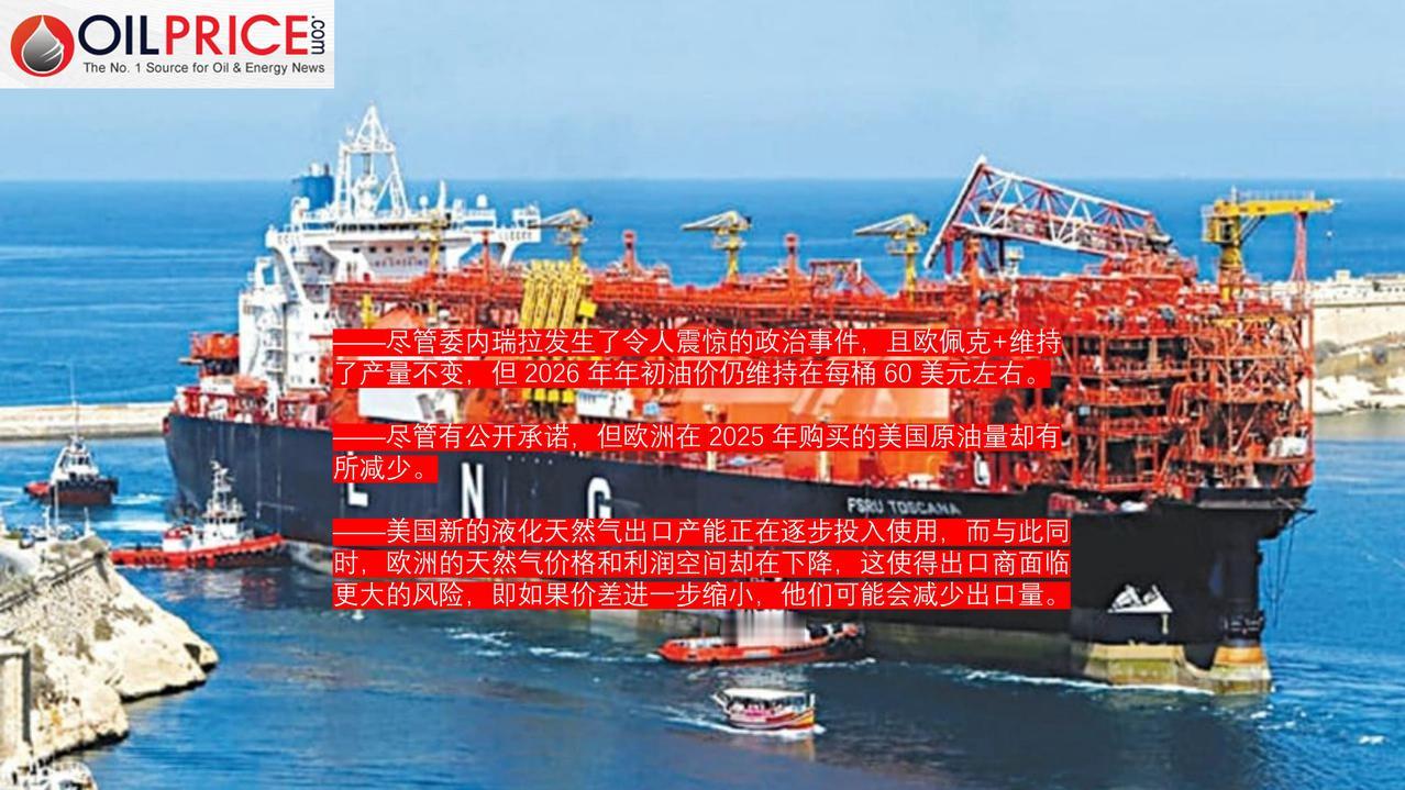 从石油到液化天然气，2026 年供应过剩仍是问题所在

今年年初，原油交易价格出