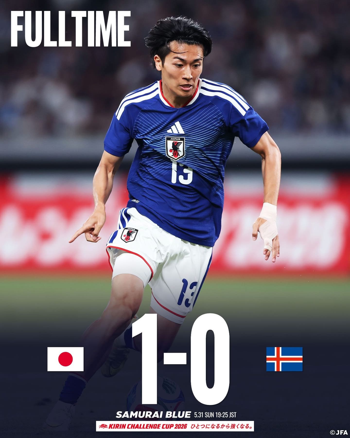 吉田 麻也國家隊告別賽，小川 航基奠定勝局，日本 1-0 冰島！37 歲嘅吉田 