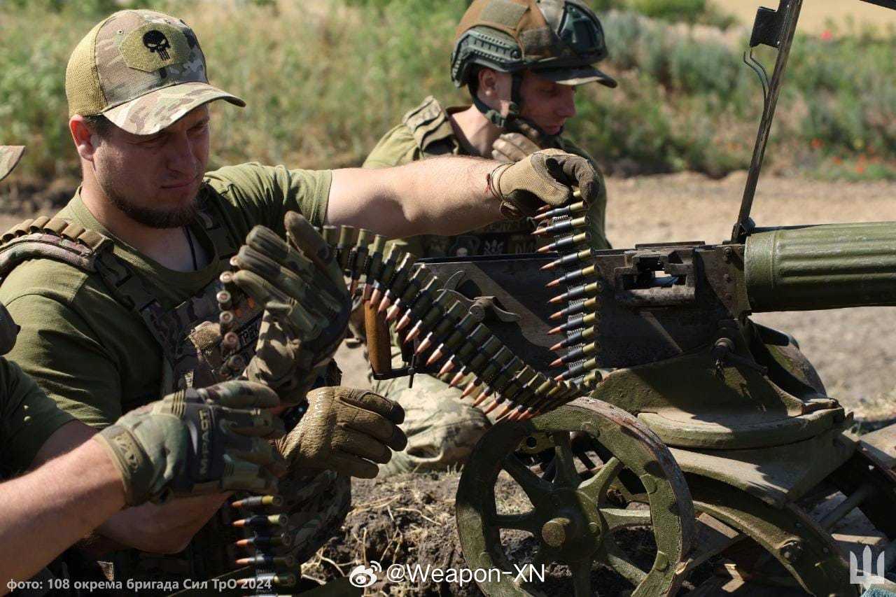 #兵器影像[超话]#太爷爷驾到——乌克兰领土防御部队使用来自第一次世界大战的马克