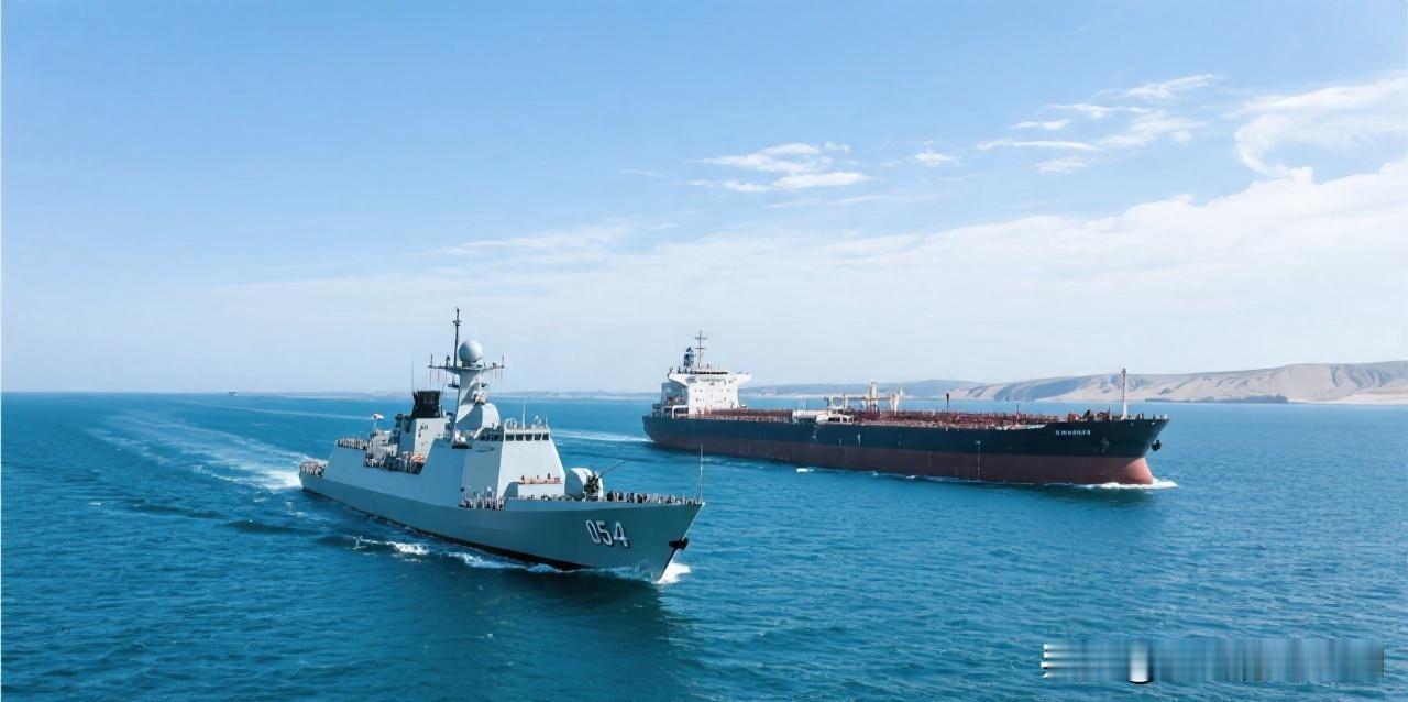 懂王封锁霍尔木兹，中国油轮怎么办”，听说中国油轮在海军护航下已实现“硬核”穿越，