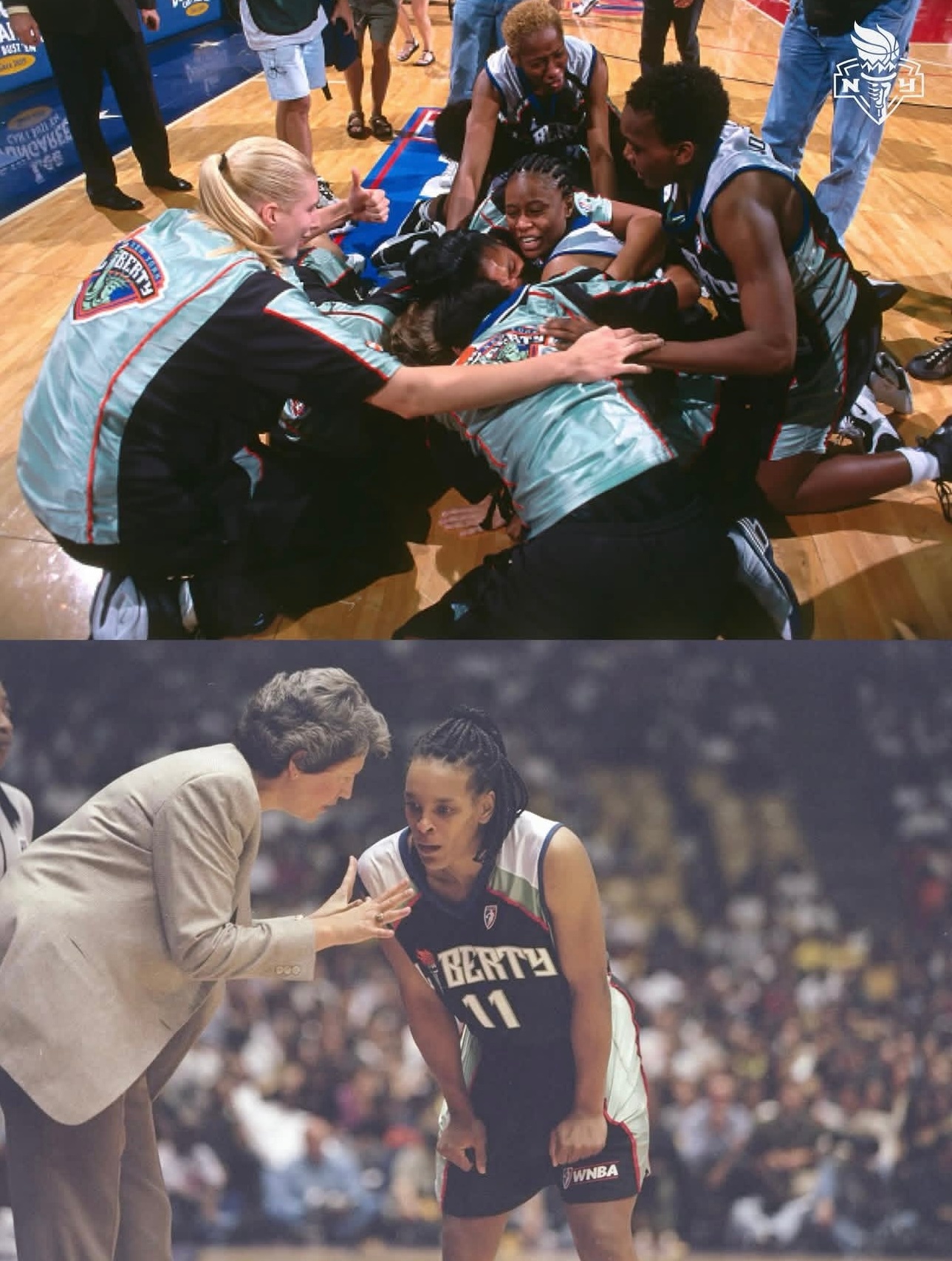 篮天下90年代的WNBA纽约自由人队~Images via nyliberty 