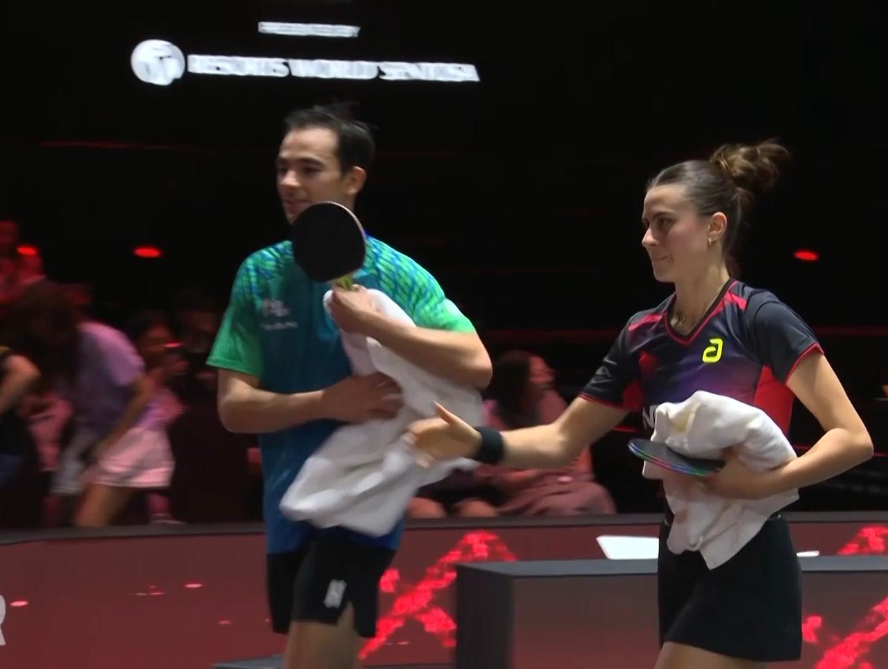 雨果/高桥布鲁纳获混双冠军！
2026WTT新加坡大满贯赛 混双决赛在巴西雨果/