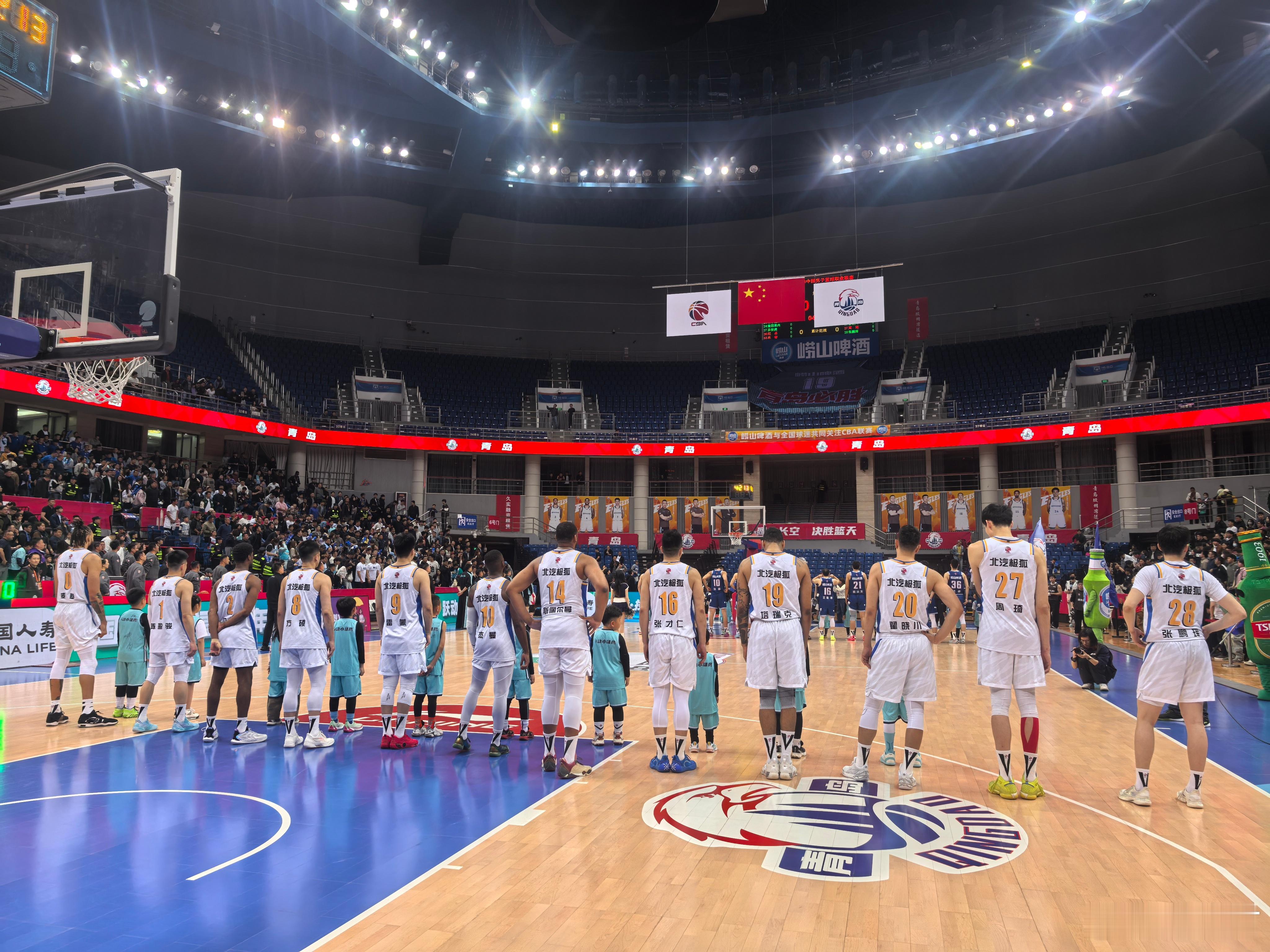 北京首钢 山东之行两连胜，我是一个幸运星🌟 青岛·青岛市体育中心国信体育场