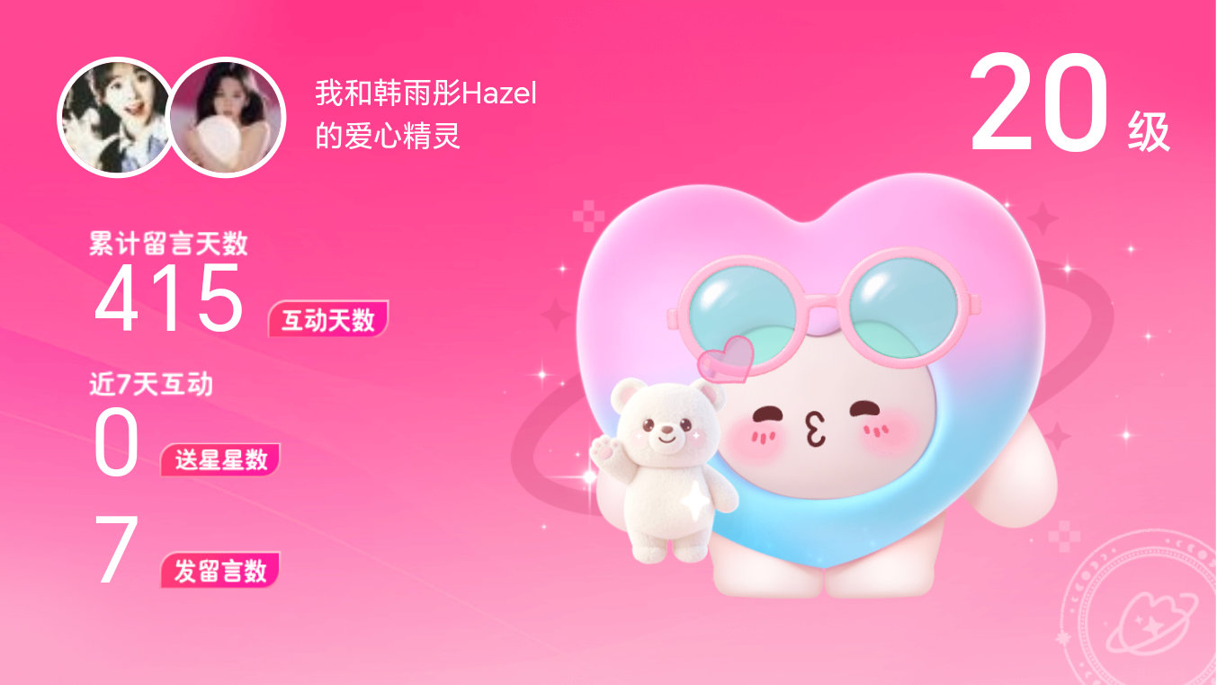 所有的陪伴都值得～快来看！我与的20级爱心精灵“妞妞仔”,TA会记得你们的每句晚
