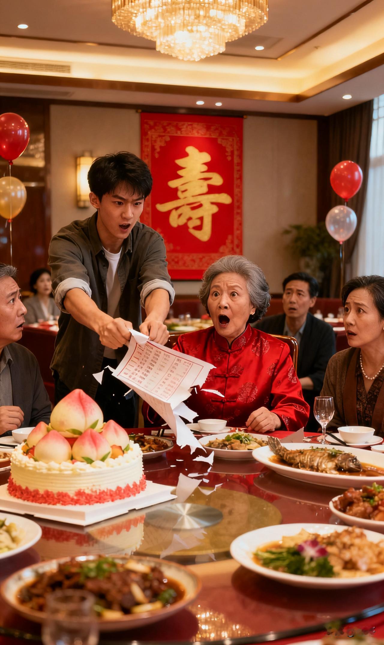 母亲66岁寿宴要花68000，我当场撕了菜单：这罪我不受了！（注：想起了因病66
