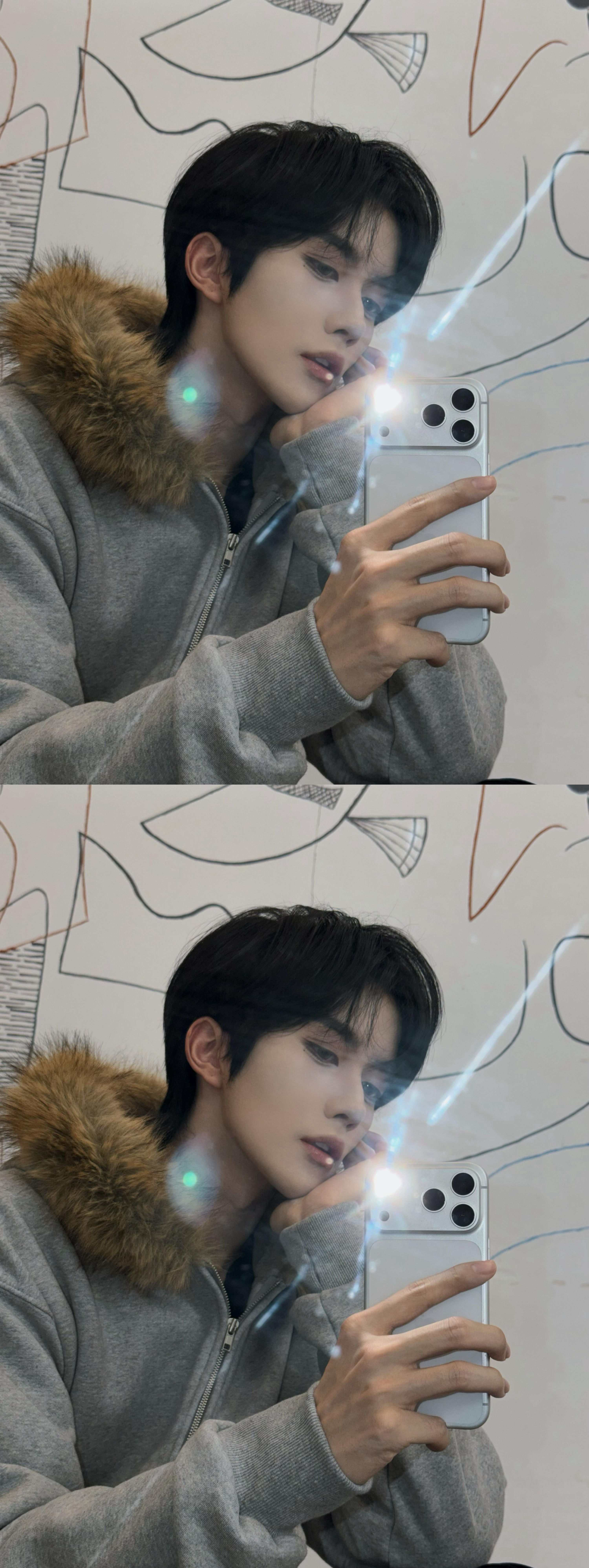 黄星对镜自拍 黄星今日份分享对镜自拍 大帅哥赏心悦目 好会穿好会拍