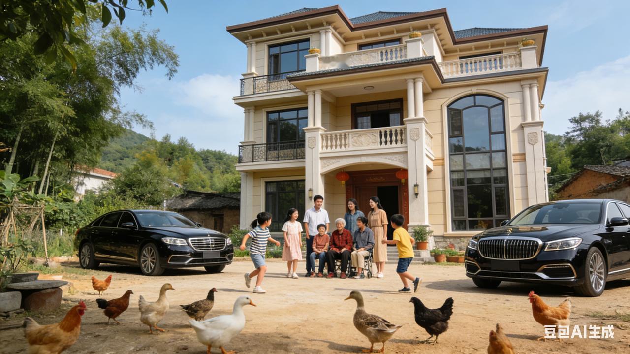 电视里正在播放人生之路。

听到那里头在说，农村人通过自己的努力考上大学，将来毕