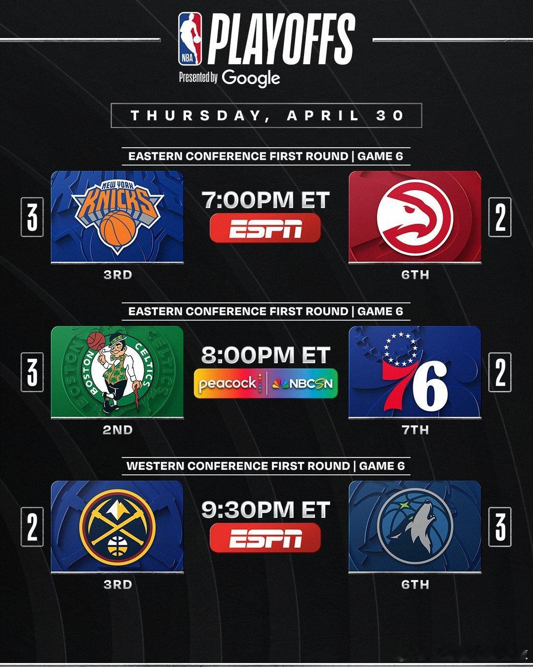 今日NBA季后赛所有比赛兔费直播及回放⬇️网页链接 （复制链接浏览器打开下载ap