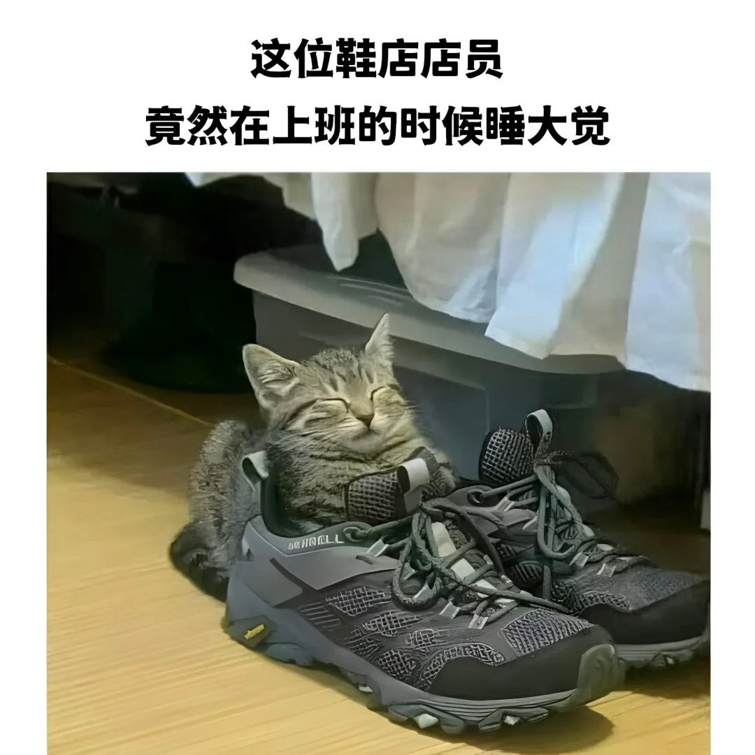 店员只是被鞋子熏的睁不开眼而已 ​​​