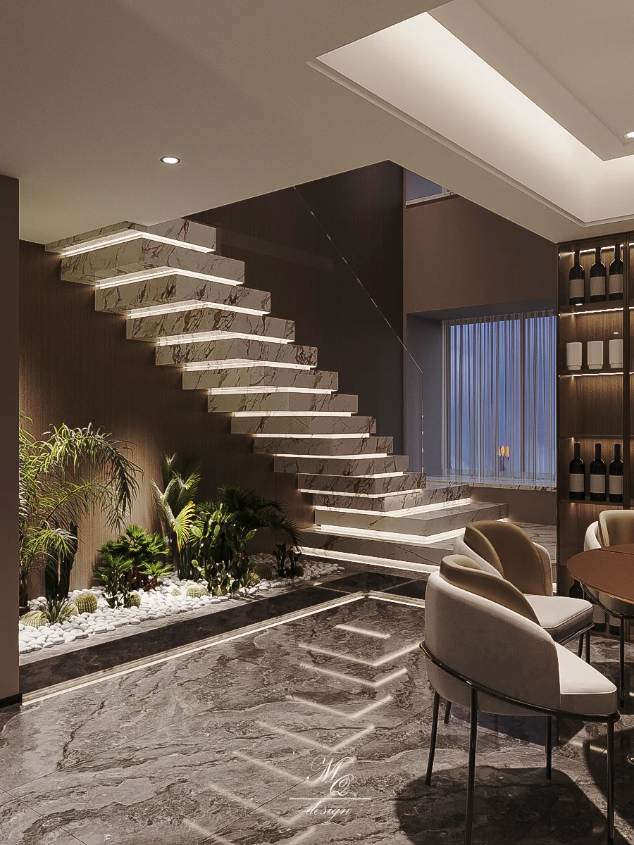 异地设计 意式轻奢 带楼梯的家要好好规划