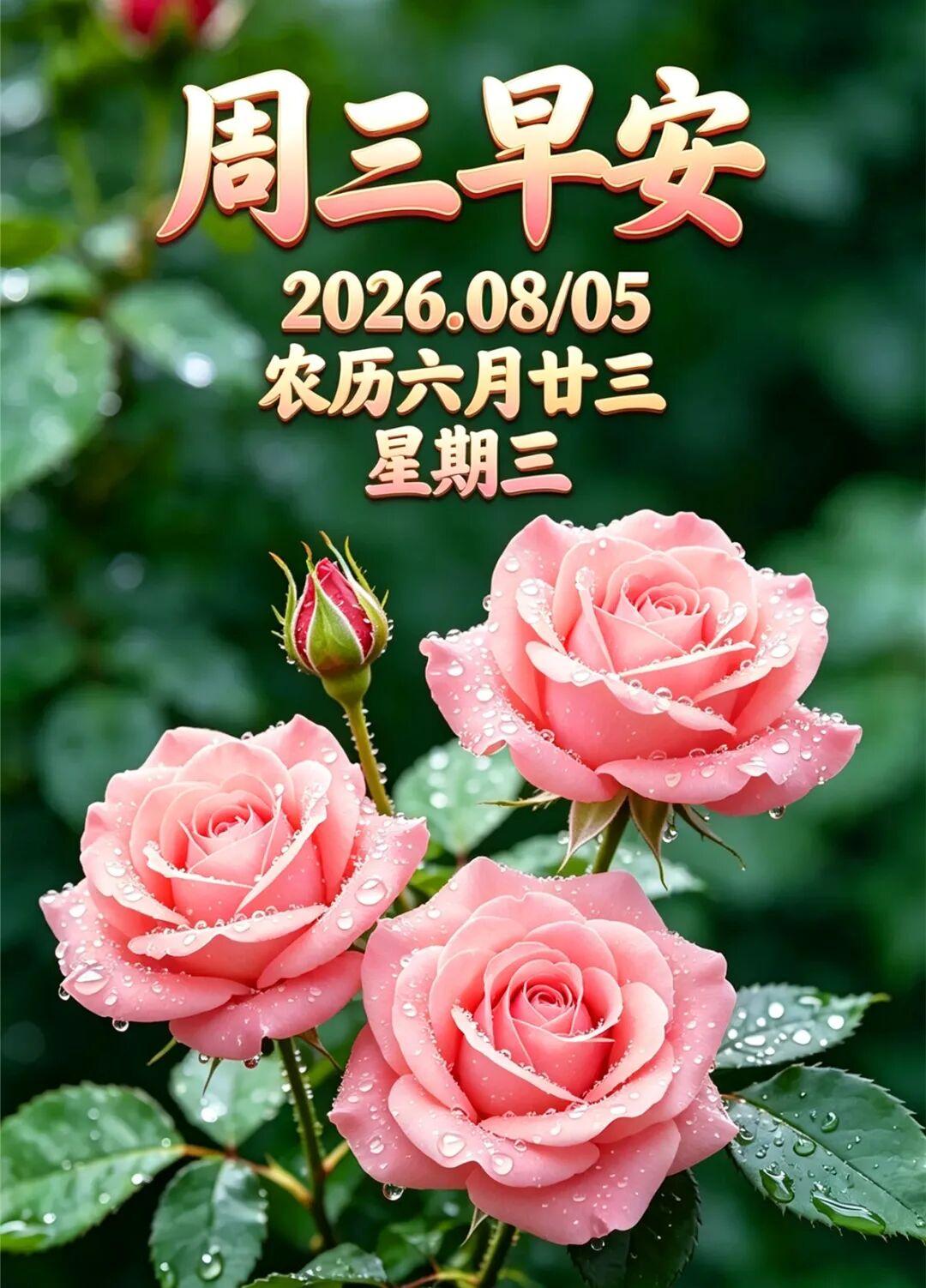 🌹🍀❤️八月三伏在今朝，勤劳人们起的早，田里劳动去除草，汗流浃背累弯腰，太阳